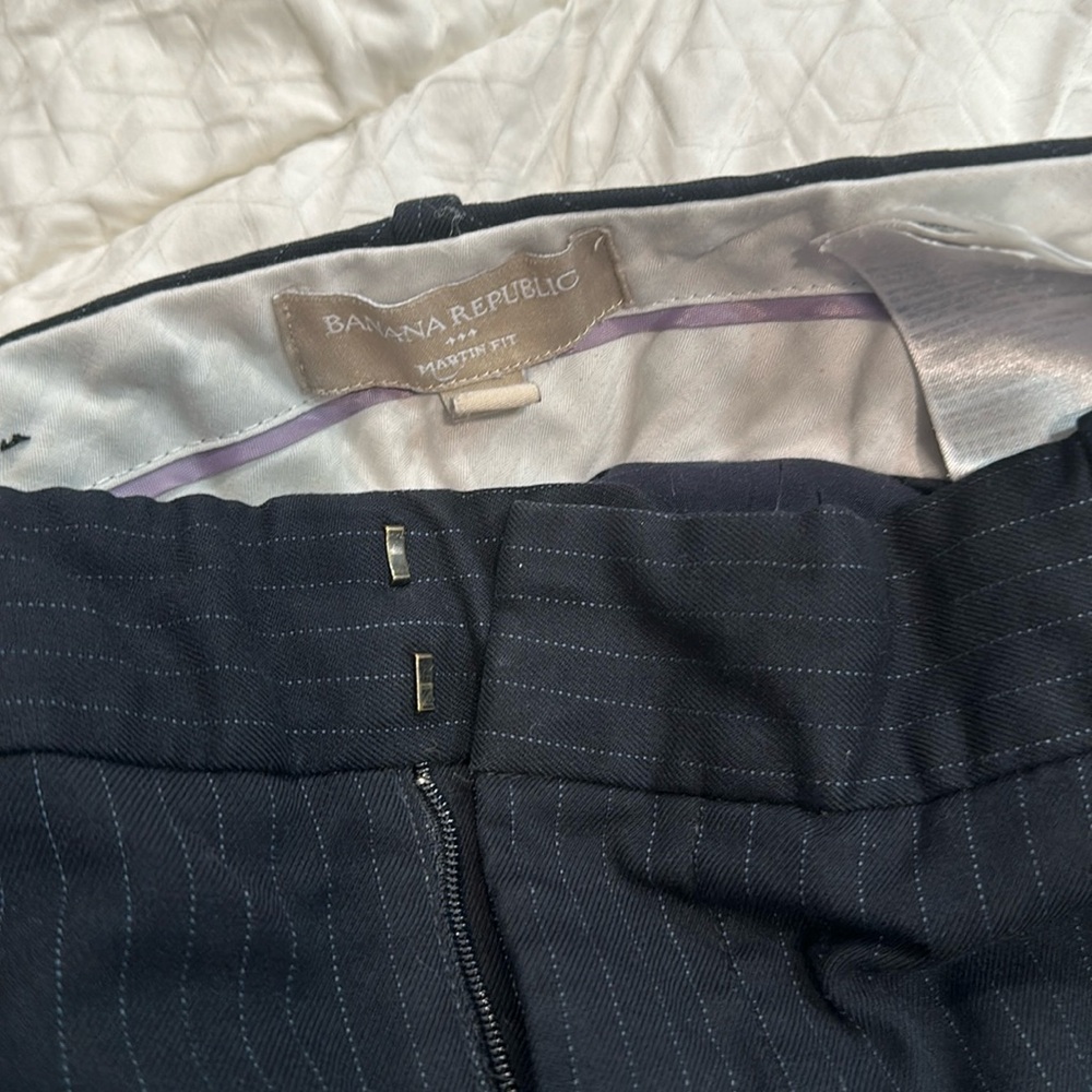 Banana stripped blue pants Martin fit